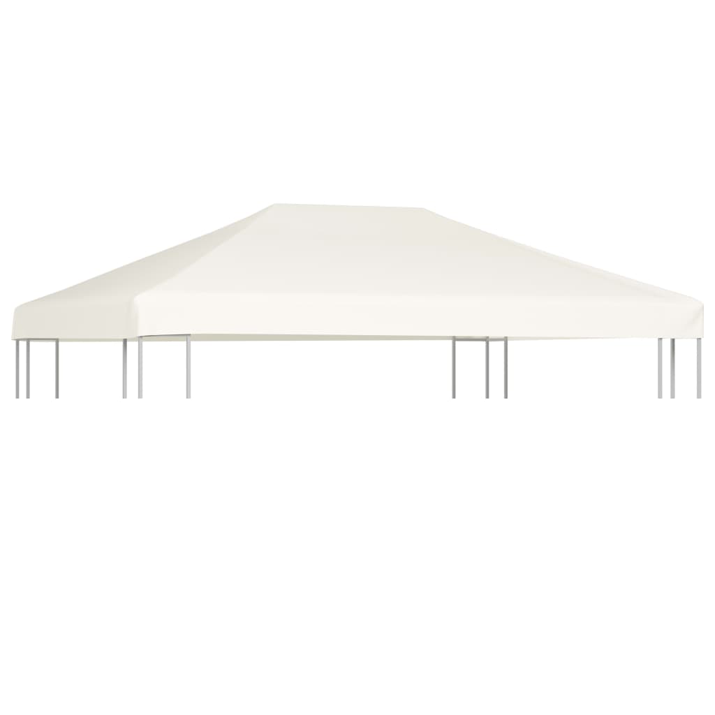 Gazebo Top Cover Cream White - 4×3m