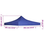 Party Tent Roof  Blue