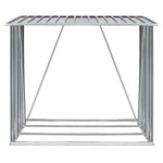 Garden Log Storage Shed Galvanised Steel