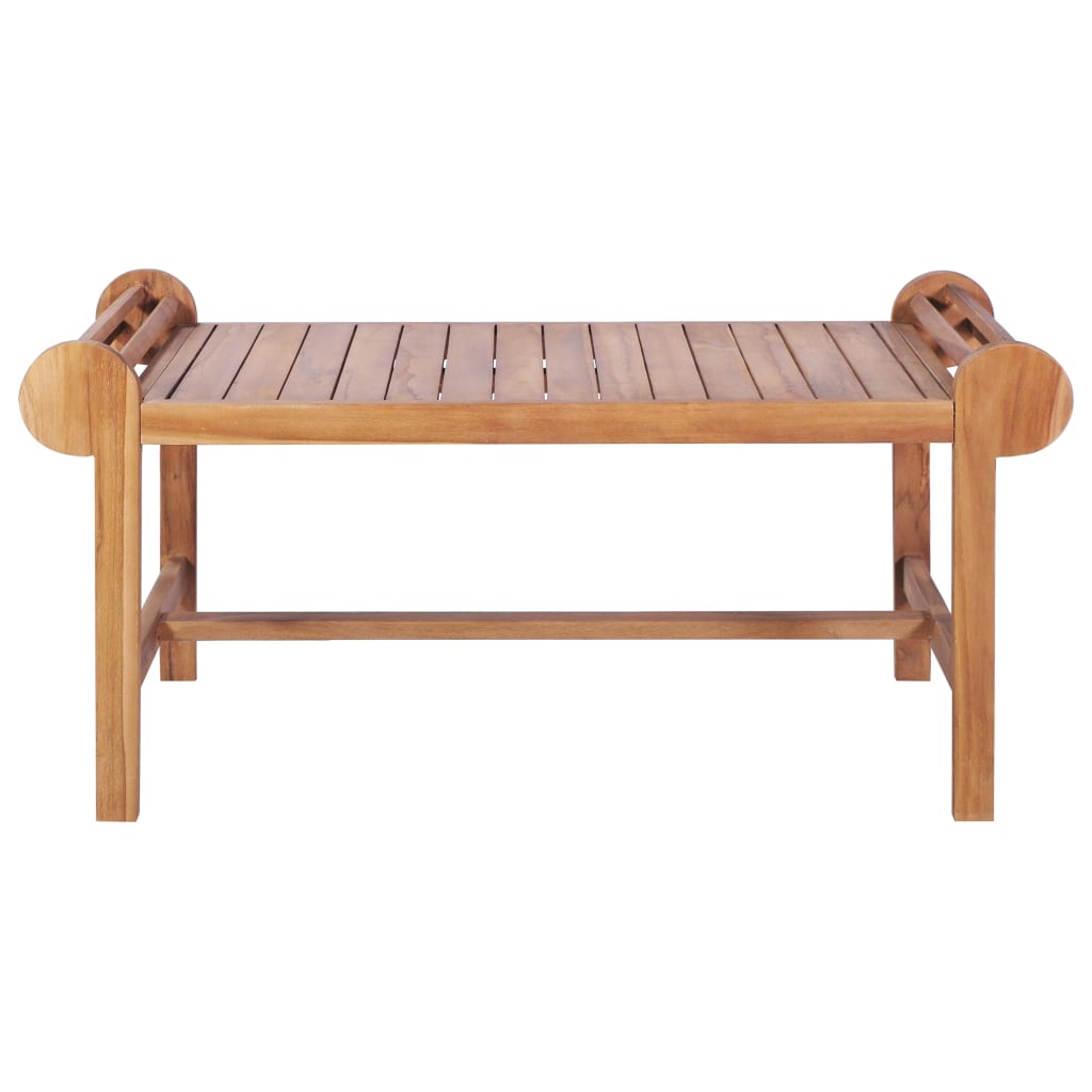 Coffee Table Solid Teak - 100×50×45cm