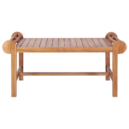 Coffee Table Solid Teak - 100×50×45cm