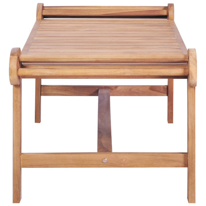 Coffee Table Solid Teak - 100×50×45cm