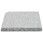 Umbrella Weight Plate Granite 25 kg Square Grey