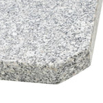 Umbrella Weight Plate Granite 25 kg Square Grey