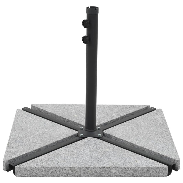  Umbrella Weight Plate Granite 15 kg Triangular Grey