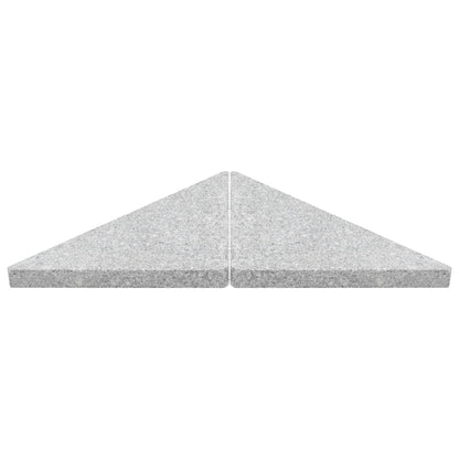 Umbrella Weight Plate Granite 15 kg Triangular Grey