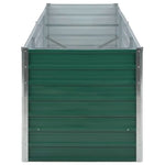 Garden Planter Galvanised Steel  Green