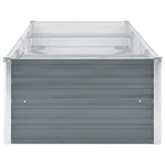 Garden Planter Galvanised Steel - Grey