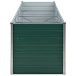 Garden Planter Galvanised Steel / Green