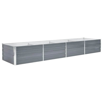 Galvanised Steel Raised Garden Bed 320x80cm | HomeAndLiving