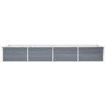 Galvanised Steel Raised Garden Bed 320x80cm | HomeAndLiving