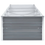 Galvanised Steel Raised Garden Bed 320x80cm | HomeAndLiving