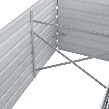 Galvanised Steel Raised Garden Bed 320x80cm | HomeAndLiving