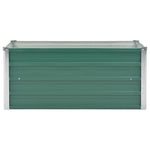 Garden Planter Bed Galvanised Steel Green