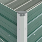 Garden Planter Bed Galvanised Steel Green