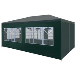 Party Tent  Steel Frame Green