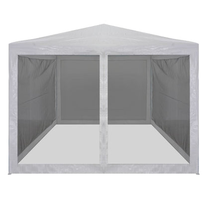 Party Tent with 4 Mesh Sidewalls