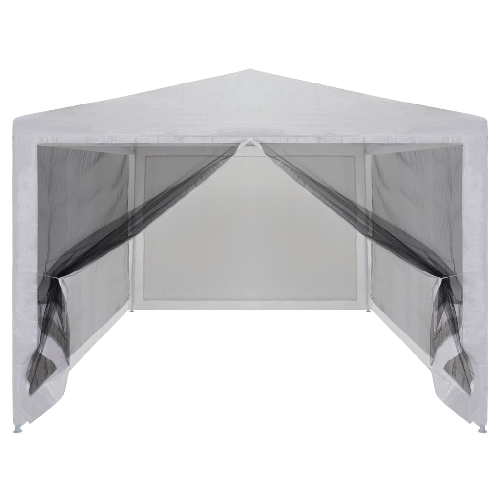 Party Tent with 4 Mesh Sidewalls