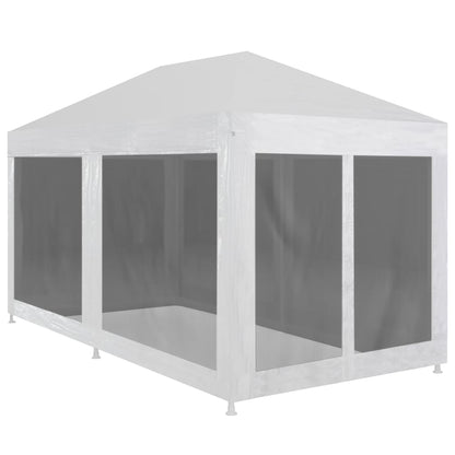 Party Tent with 6 Mesh Sidewalls