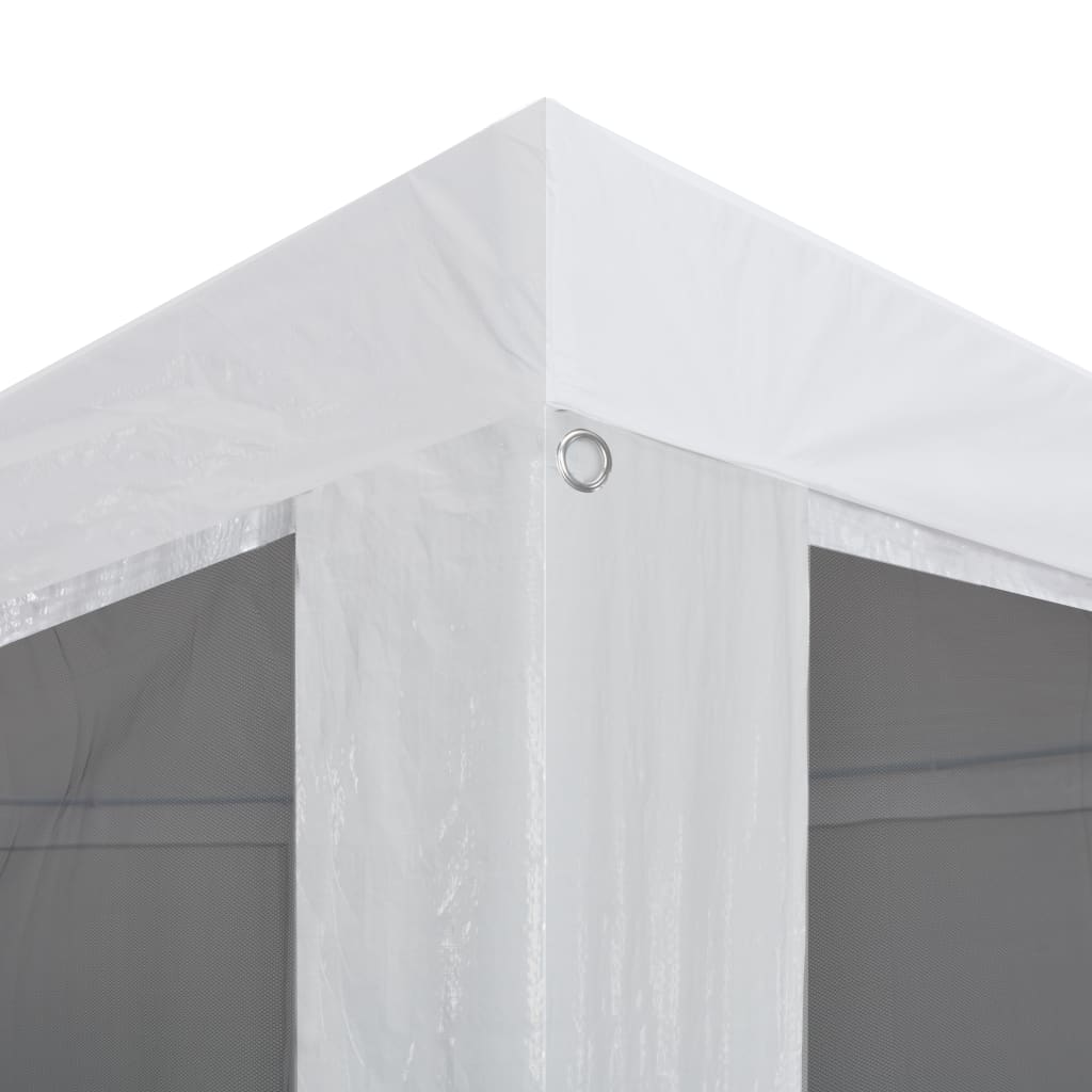 Party Tent with 6 Mesh Sidewalls