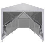 Party Tent with 8 Mesh Sidewalls