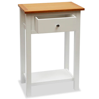 End Table, Solid Oak Wood