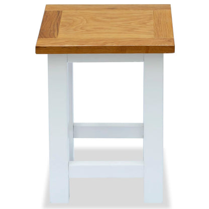End Table  Solid Oak Wood