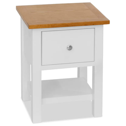Nightstand Solid Oak Wood - 36×30×47cm