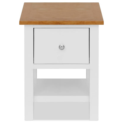 Nightstand Solid Oak Wood - 36×30×47cm