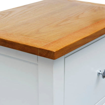 Nightstand Solid Oak Wood - 36×30×47cm