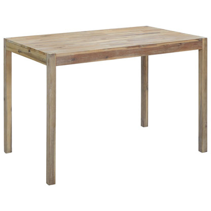 Dining Table, Solid Acacia Wood - 120×70×75cm