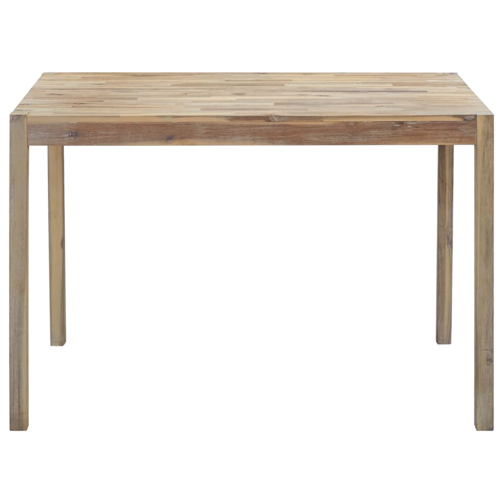 Dining Table, Solid Acacia Wood - 120×70×75cm