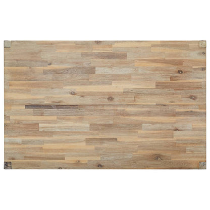 Dining Table, Solid Acacia Wood - 120×70×75cm