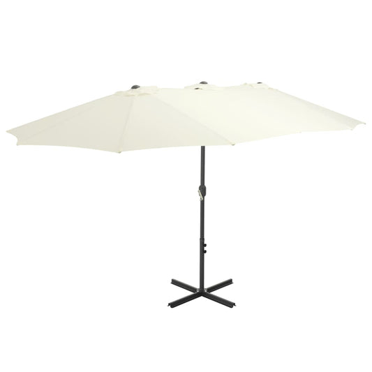 Outdoor Parasol with Aluminium Pole Sand