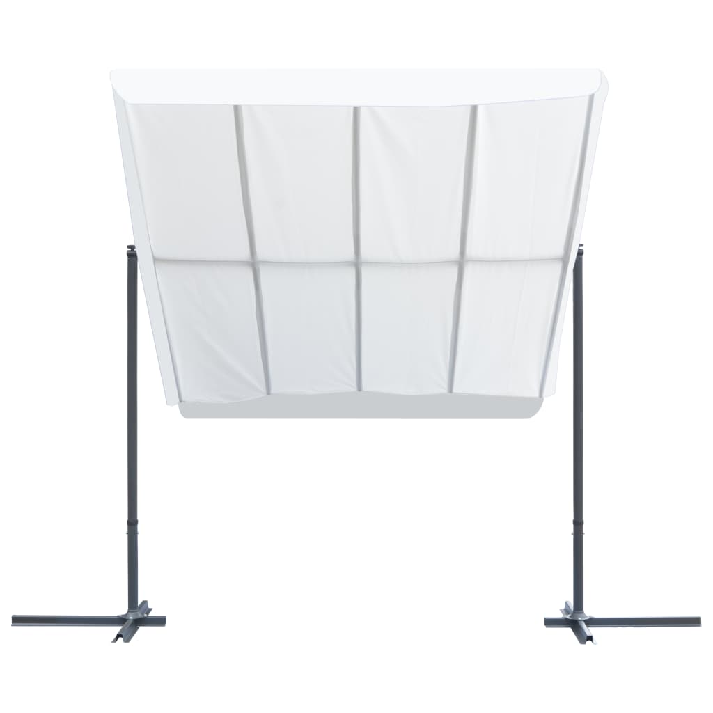 Gazebo with Tiltable Sliding Roof  Cream