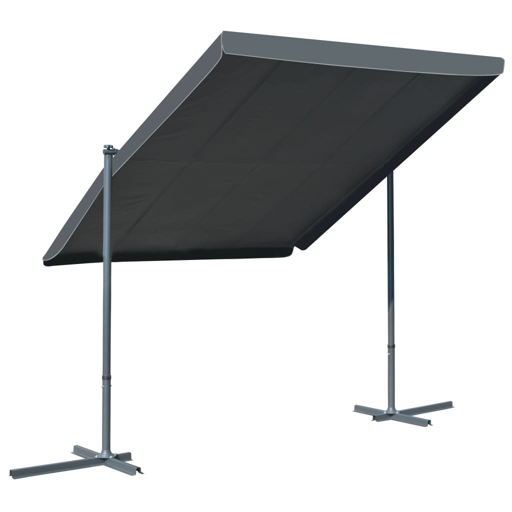 Gazebo with Tiltable Retractable Roof  Anthracite