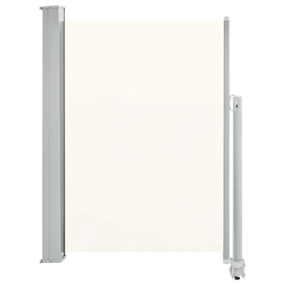 Patio Retractable Side Awning   Cream