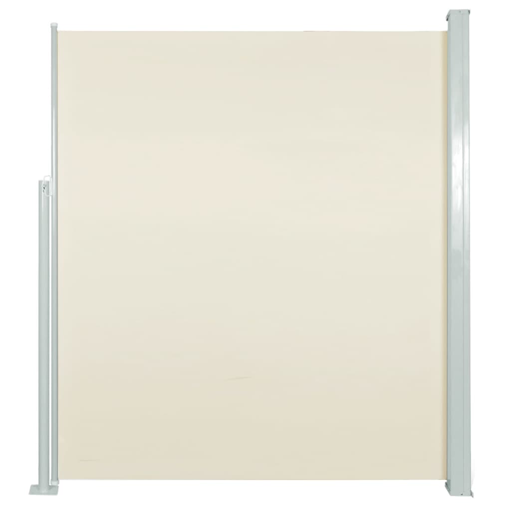 Retractable Side Awning  Cream