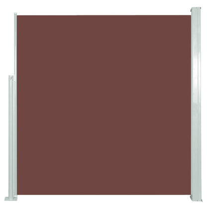 Retractable Side Awning  Brown