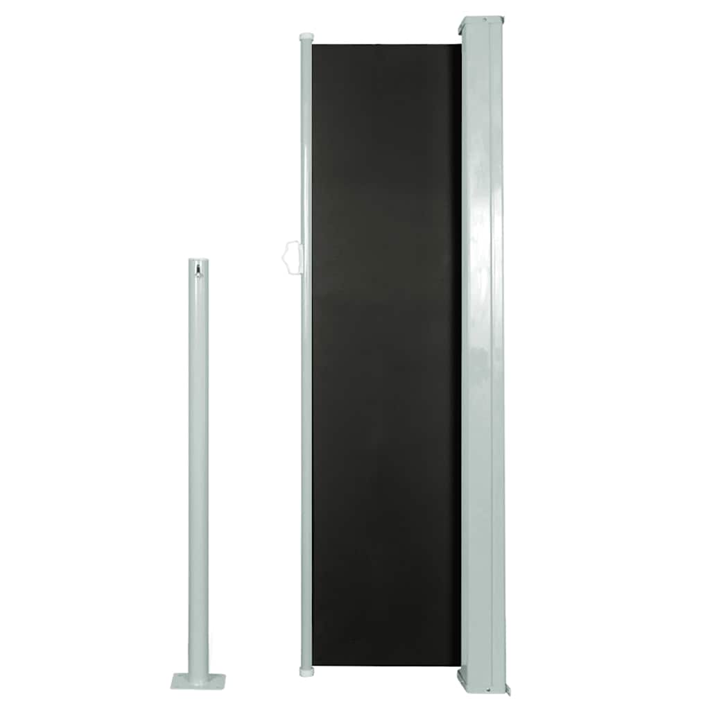 Retractable Side Awning - Black