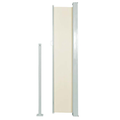 Retractable Side Awning - Cream