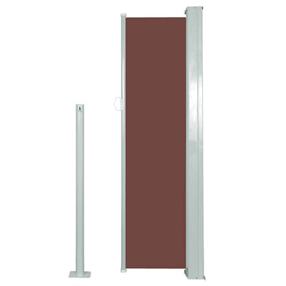 Retractable Side Awning, Brown