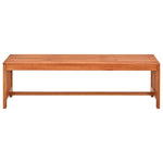 Garden Bench 130 cm Solid Eucalyptus Wood