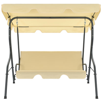 Garden Swing Chair Cream White