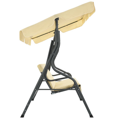 Garden Swing Chair Cream White