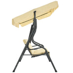 Garden Swing Chair Cream White