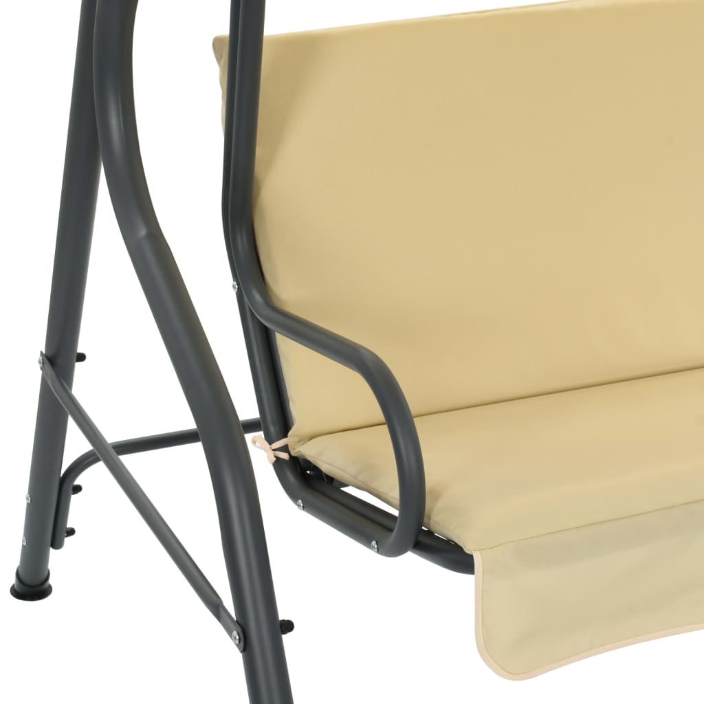 Garden Swing Chair Cream White