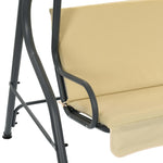 Garden Swing Chair Cream White