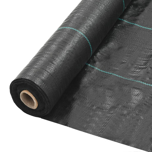 Weed & Root Control Mat PP Black - 1×25m