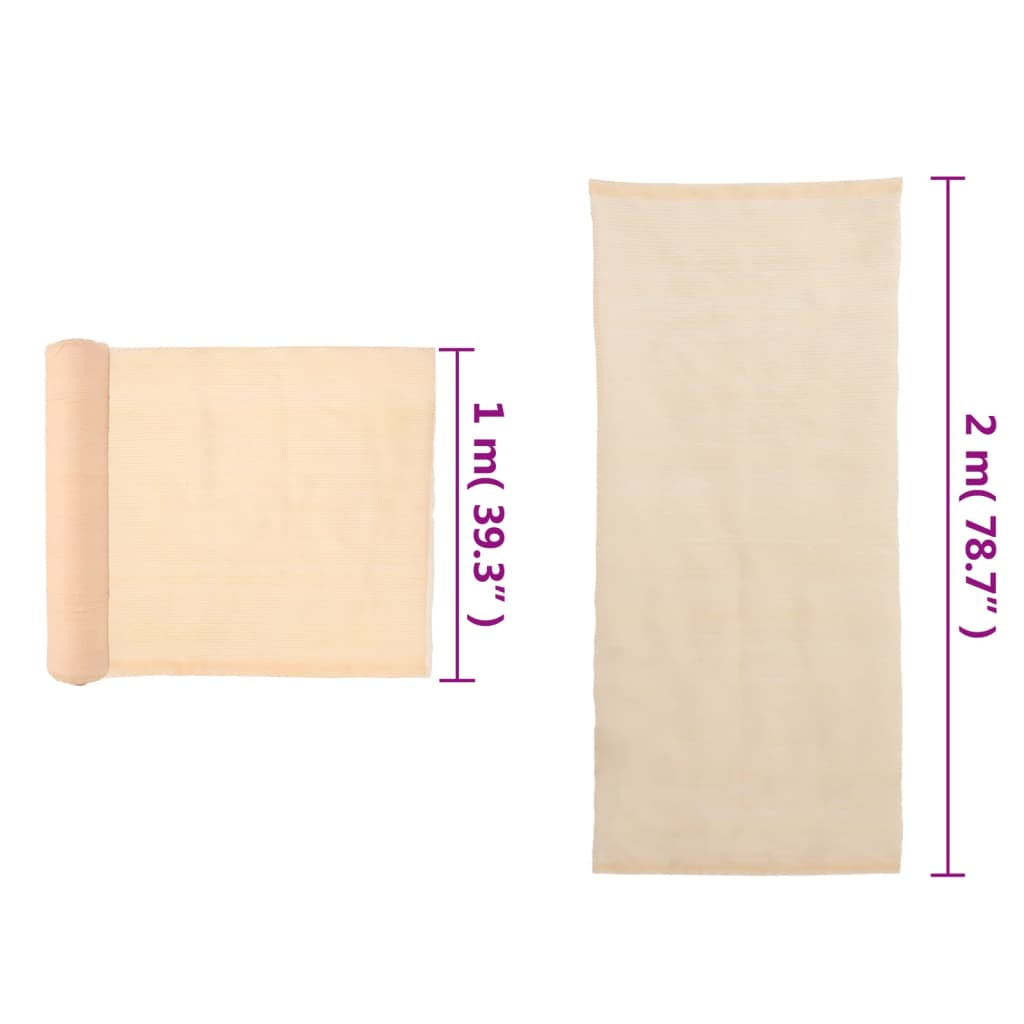 Privacy Net HDPE Beige - 2×10m